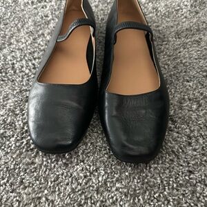 Madewell Black Leather Women's Flats